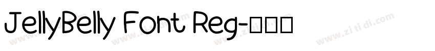 JellyBelly Font Reg字体转换 JellyBelly Font Reg字体转换